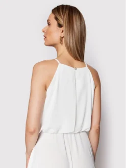 Rinascimento Vestito Estivo CFC0109437003 Bianco Regular Fit -Offerta economica Guess || Calvin Klein Jeans || Vero Moda rinascimento vestito estivo cfc0109437003 bianco regular fit 3