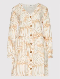 Roxy Vestito Chemisier Wishing Girl ERJWD03628 Bianco Regular Fit -Offerta economica Guess || Calvin Klein Jeans || Vero Moda roxy vestito chemisier wishing girl erjwd03628 bianco regular fit 4