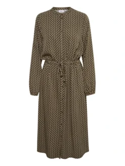 Saint Tropez Vestito Chemisier 30511353 Verde Casual Fit -Offerta economica Guess || Calvin Klein Jeans || Vero Moda saint tropez vestito chemisier 30511353 verde casual fit 5