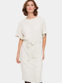 Saint Tropez Vestito Di Maglia 30512400 Bianco Loose Fit