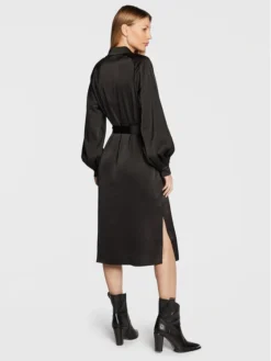 SAMSØE SAMSØE Vestito Chemisier Nika F21400139 Nero Regular Fit -Offerta economica Guess || Calvin Klein Jeans || Vero Moda samsoe samsoe vestito chemisier nika f21400139 nero regular fit 2