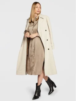 SAMSØE SAMSØE Vestito Chemisier Nika F21400139 Verde Regular Fit -Offerta economica Guess || Calvin Klein Jeans || Vero Moda samsoe samsoe vestito chemisier nika f21400139 verde regular fit 1