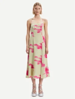 SAMSØE SAMSØE Vestito Da Giorno Annah F23100152 Verde Regular Fit