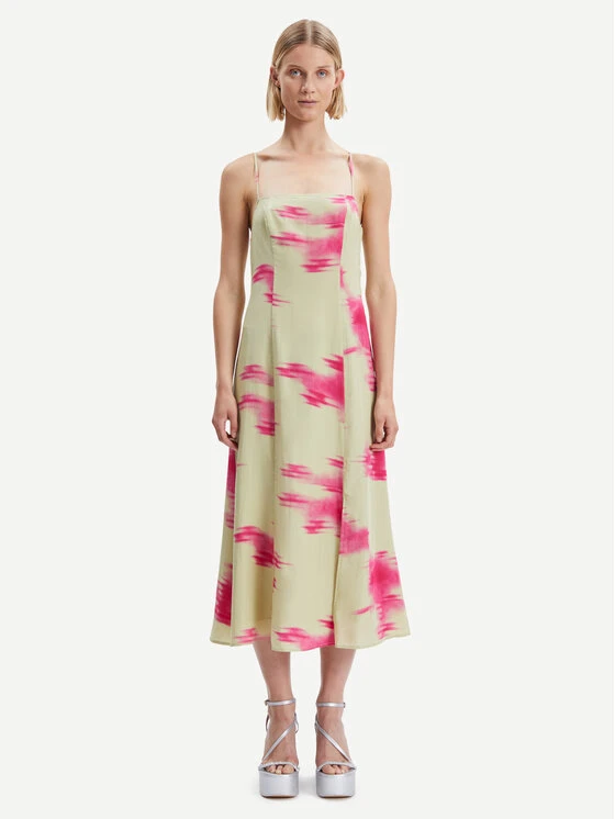 SAMSØE SAMSØE Vestito Da Giorno Annah F23100152 Verde Regular Fit 1 SAMSØE SAMSØE Vestito Da Giorno Annah F23100152 Verde Regular Fit