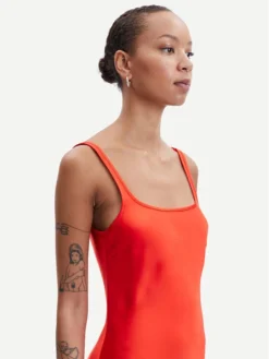 SAMSØE SAMSØE Vestito Da Giorno Sunna F23100173 Arancione Regular Fit -Offerta economica Guess || Calvin Klein Jeans || Vero Moda samsoe samsoe vestito da giorno sunna f23100173 arancione regular fit 2