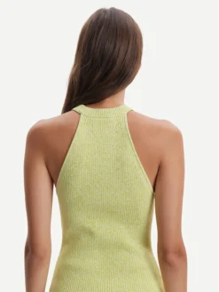 SAMSØE SAMSØE Vestito Di Maglia Ashli F23100025 Verde Slim Fit -Offerta economica Guess || Calvin Klein Jeans || Vero Moda samsoe samsoe vestito di maglia ashli f23100025 verde slim fit 3