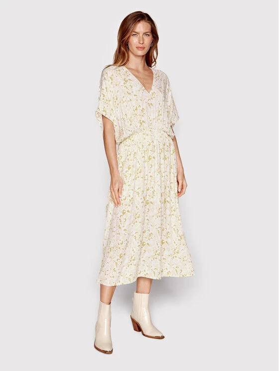 SAMSØE SAMSØE Vestito Estivo Andina F20300220 Beige Regular Fit 1 SAMSØE SAMSØE Vestito Estivo Andina F20300220 Beige Regular Fit