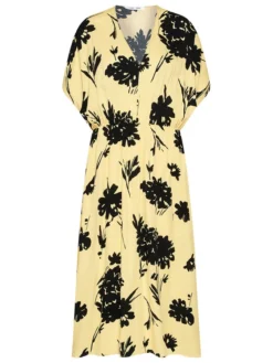 SAMSØE SAMSØE Vestito Estivo Andina F20300220 Giallo Loose Fit -Offerta economica Guess || Calvin Klein Jeans || Vero Moda samsoe samsoe vestito estivo andina f20300220 giallo loose fit 4