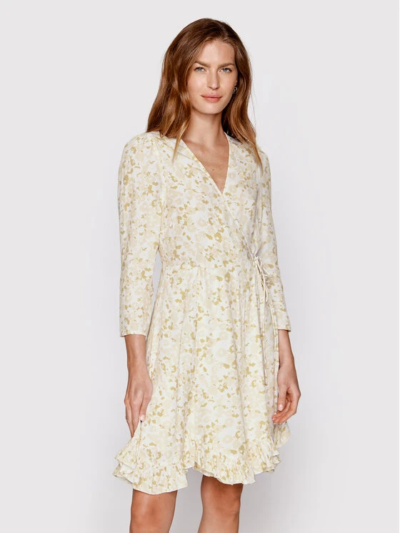 SAMSØE SAMSØE Vestito Estivo Janine F22200131 Beige Regular Fit 1 SAMSØE SAMSØE Vestito Estivo Janine F22200131 Beige Regular Fit