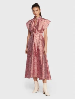 SAMSØE SAMSØE Vestito Estivo Karookh F20400268 Arancione Regular Fit