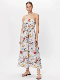 Seafolly Vestito Estivo Coast To Coast 54888-DR Blu Regular Fit