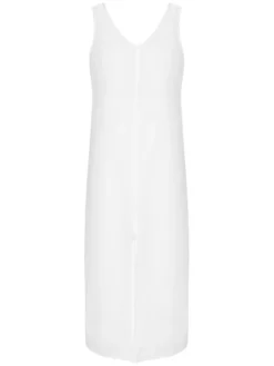 Seafolly Vestito Estivo Essential Linen 54361-DR Bianco Relaxed Fit -Offerta economica Guess || Calvin Klein Jeans || Vero Moda seafolly vestito estivo essential linen 54361 dr bianco relaxed fit 4