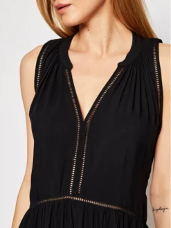 Seafolly Vestito Estivo Ladder Detail 52931-DR Nero Relaxed Fit -Offerta economica Guess || Calvin Klein Jeans || Vero Moda seafolly vestito estivo ladder detail 52931 dr nero relaxed fit 3