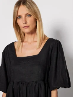 Seafolly Vestito Estivo Shoreline Cover Up 54736-CU Nero Relaxed Fit -Offerta economica Guess || Calvin Klein Jeans || Vero Moda seafolly vestito estivo shoreline cover up 54736 cu nero relaxed fit 3