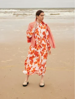 Selected Femme Vestito Chemisier 16089013 Arancione Regular Fit -Offerta economica Guess || Calvin Klein Jeans || Vero Moda selected femme vestito chemisier 16089013 arancione regular fit 3