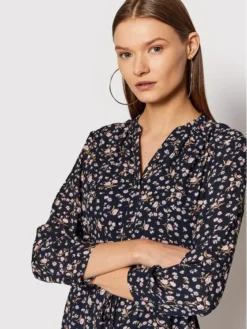 Selected Femme Vestito Chemisier Damina 16059977 Blu Scuro Regular Fit -Offerta economica Guess || Calvin Klein Jeans || Vero Moda selected femme vestito chemisier damina 16059977 blu scuro regular fit 3