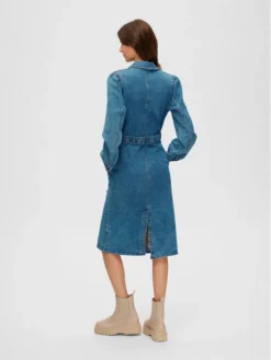 Selected Femme Vestito Di Jeans Karna 16088322 Blu Regular Fit -Offerta economica Guess || Calvin Klein Jeans || Vero Moda selected femme vestito di jeans karna 16088322 blu regular fit 3