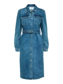 Selected Femme Vestito Di Jeans Karna 16088322 Blu Regular Fit -Offerta economica Guess || Calvin Klein Jeans || Vero Moda selected femme vestito di jeans karna 16088322 blu regular fit 5