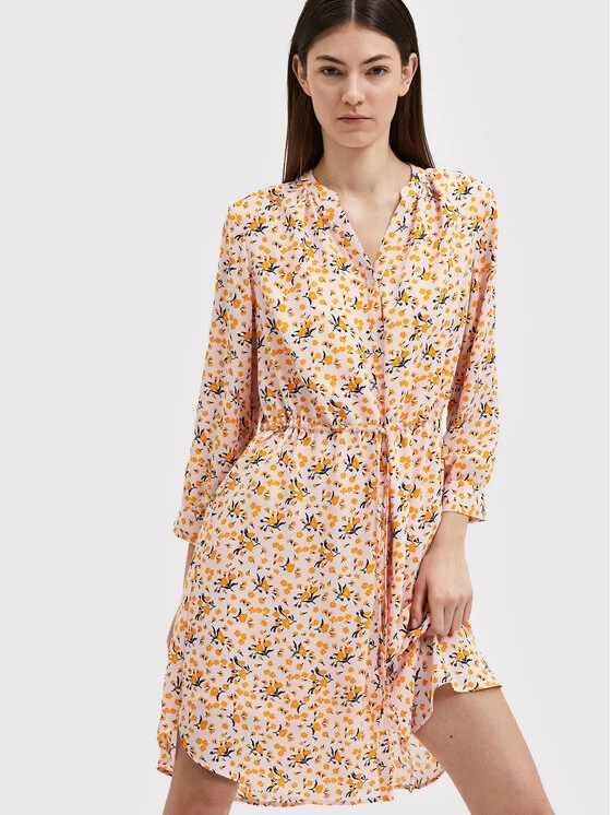 Selected Femme Vestito Estivo Damina 16064857 Rosa Regular Fit 1 Selected Femme Vestito Estivo Damina 16064857 Rosa Regular Fit