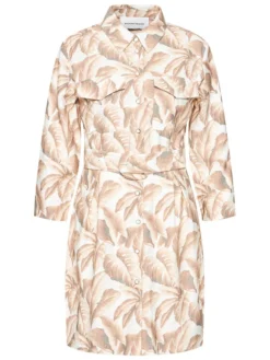 Silvian Heach Vestito Chemisier Derry PGP21752VE Beige Regular Fit -Offerta economica Guess || Calvin Klein Jeans || Vero Moda silvian heach vestito chemisier derry pgp21752ve beige regular fit 4