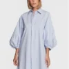Silvian Heach Vestito Chemisier GPP23478VE Blu Regular Fit