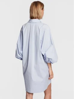 Silvian Heach Vestito Chemisier GPP23478VE Blu Regular Fit -Offerta economica Guess || Calvin Klein Jeans || Vero Moda silvian heach vestito chemisier gpp23478ve blu regular fit 2