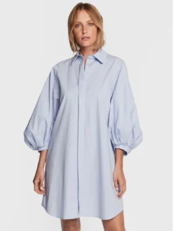 Silvian Heach Vestito Chemisier GPP23478VE Blu Regular Fit