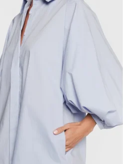 Silvian Heach Vestito Chemisier GPP23478VE Blu Regular Fit -Offerta economica Guess || Calvin Klein Jeans || Vero Moda silvian heach vestito chemisier gpp23478ve blu regular fit 4