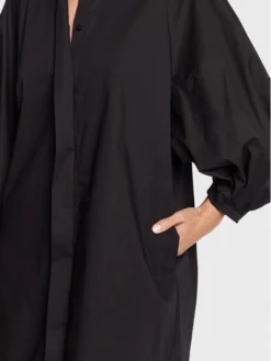 Silvian Heach Vestito Chemisier GPP23478VE Nero Regular Fit -Offerta economica Guess || Calvin Klein Jeans || Vero Moda silvian heach vestito chemisier gpp23478ve nero regular fit 4