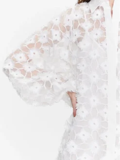 Silvian Heach Vestito Chemisier GPP23484VE Bianco Relaxed Fit -Offerta economica Guess || Calvin Klein Jeans || Vero Moda silvian heach vestito chemisier gpp23484ve bianco relaxed fit 4