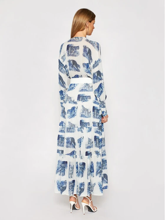 Silvian Heach Vestito Chemisier Peakes PGP21165VE Blu Regular Fit 3 Silvian Heach Vestito Chemisier Peakes PGP21165VE Blu Regular Fit - immagine 3