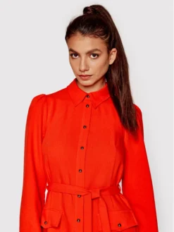 Silvian Heach Vestito Chemisier PGA22277VE Arancione Regular Fit -Offerta economica Guess || Calvin Klein Jeans || Vero Moda silvian heach vestito chemisier pga22277ve arancione regular fit 3
