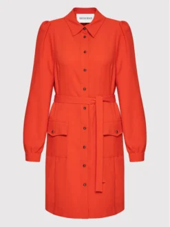 Silvian Heach Vestito Chemisier PGA22277VE Arancione Regular Fit -Offerta economica Guess || Calvin Klein Jeans || Vero Moda silvian heach vestito chemisier pga22277ve arancione regular fit 4