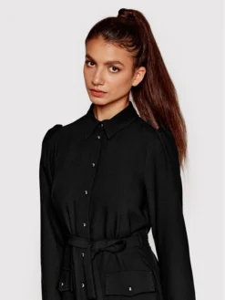 Silvian Heach Vestito Chemisier PGA22277VE Nero Regular Fit -Offerta economica Guess || Calvin Klein Jeans || Vero Moda silvian heach vestito chemisier pga22277ve nero regular fit 3