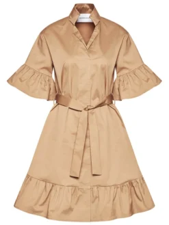 Silvian Heach Vestito Chemisier PGP21334VE Marrone Regular Fit -Offerta economica Guess || Calvin Klein Jeans || Vero Moda silvian heach vestito chemisier pgp21334ve marrone regular fit 4