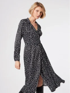 Simple Vestito Chemisier SUD514-03 Nero Regular Fit -Offerta economica Guess || Calvin Klein Jeans || Vero Moda simple vestito chemisier sud514 03 nero regular fit 5