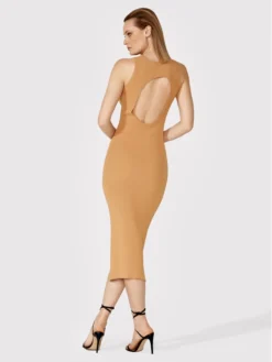 Simple Vestito Estivo SUD012 Marrone Slim Fit -Offerta economica Guess || Calvin Klein Jeans || Vero Moda simple vestito estivo sud012 marrone slim fit 2