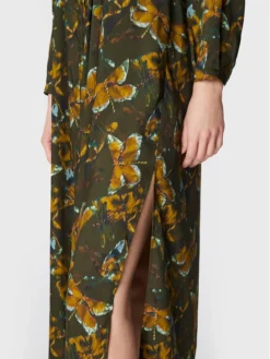 Sisley Vestito Chemisier 4RUNLV01W Verde Regular Fit -Offerta economica Guess || Calvin Klein Jeans || Vero Moda sisley vestito chemisier 4runlv01w verde regular fit 3