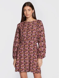 Sisley Vestito Da Giorno 4LRELV02J Multicolore Regular Fit