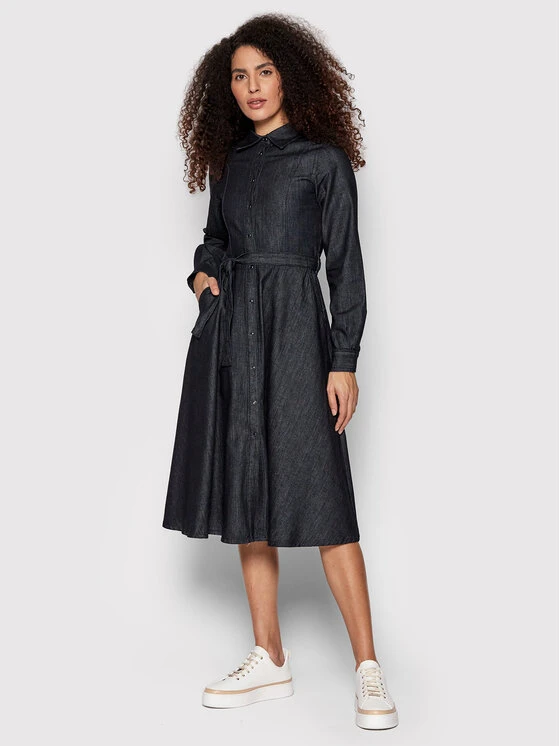 Sisley Vestito Di Jeans 4FU6LV00N Grigio Regular Fit 2 Sisley Vestito Di Jeans 4FU6LV00N Grigio Regular Fit - immagine 2