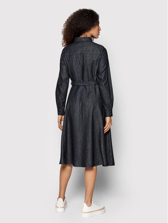 Sisley Vestito Di Jeans 4FU6LV00N Grigio Regular Fit 3 Sisley Vestito Di Jeans 4FU6LV00N Grigio Regular Fit - immagine 3