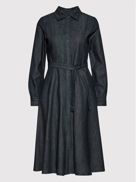 Sisley Vestito Di Jeans 4FU6LV00N Grigio Regular Fit 5 Sisley Vestito Di Jeans 4FU6LV00N Grigio Regular Fit - immagine 5