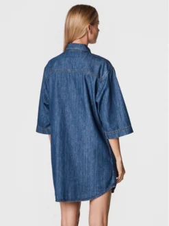 Sisley Vestito Di Jeans 4FU6LV023 Blu Regular Fit -Offerta economica Guess || Calvin Klein Jeans || Vero Moda sisley vestito di jeans 4fu6lv023 blu regular fit 2