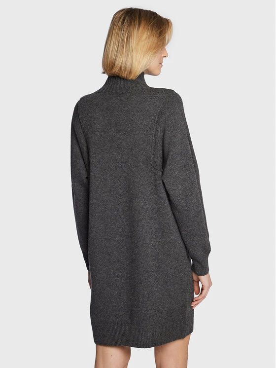 Sisley Vestito Di Maglia 1244L200T Grigio Relaxed Fit 3 Sisley Vestito Di Maglia 1244L200T Grigio Relaxed Fit - immagine 3