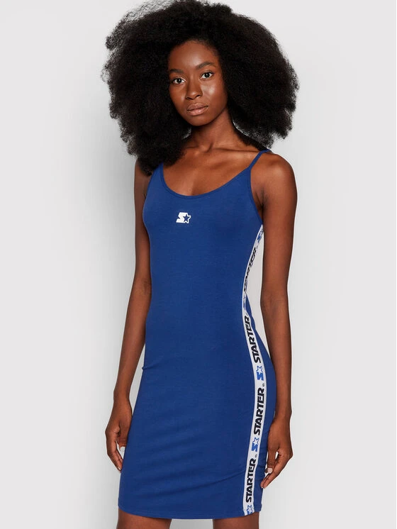 Starter Vestito Estivo SDG-012-BD Blu Scuro Slim Fit 1 Starter Vestito Estivo SDG-012-BD Blu Scuro Slim Fit