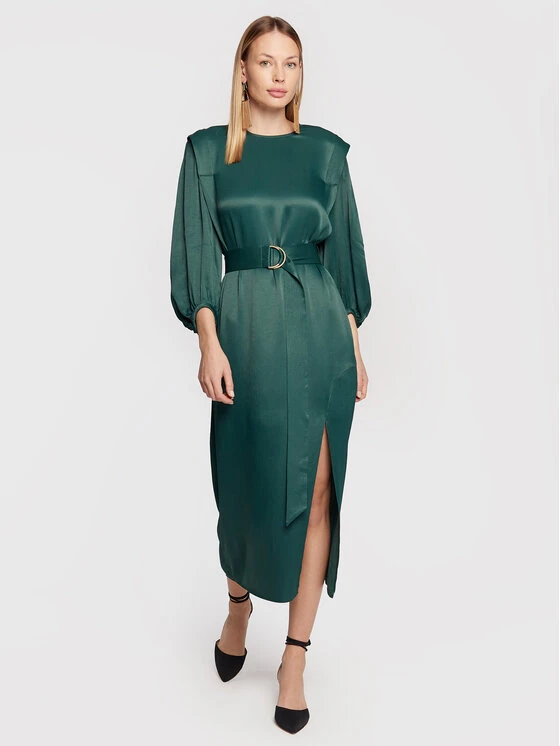 Ted Baker Vestito Da Giorno Josina 265565 Verde Regular Fit 2 Ted Baker Vestito Da Giorno Josina 265565 Verde Regular Fit - immagine 2