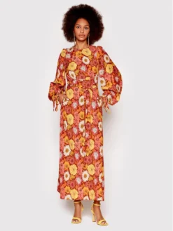 Ted Baker Vestito Da Giorno Midaxi 256977 Rosso Regular Fit