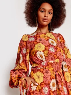 Ted Baker Vestito Da Giorno Midaxi 256977 Rosso Regular Fit -Offerta economica Guess || Calvin Klein Jeans || Vero Moda ted baker vestito da giorno midaxi 256977 rosso regular fit 3