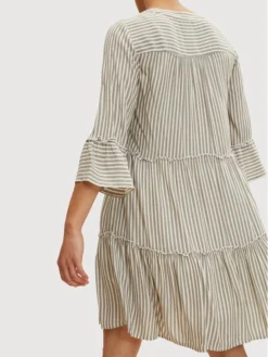 Tom Tailor Vestito Da Giorno 1031702 Grigio Regular Fit -Offerta economica Guess || Calvin Klein Jeans || Vero Moda tom tailor vestito da giorno 1031702 grigio regular fit 4