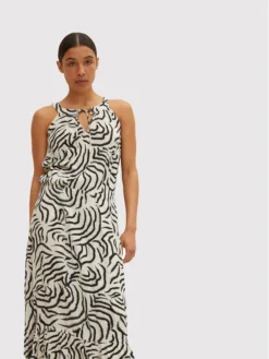 Tom Tailor Vestito Estivo 1031700 Beige Regular Fit -Offerta economica Guess || Calvin Klein Jeans || Vero Moda tom tailor vestito estivo 1031700 beige regular fit 3